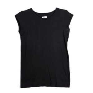 Athleta Sleeveless Solid Black Shirt Women's M